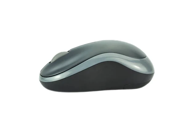 Mouse Del Computer Wireless Sfondo Bianco — Foto Stock