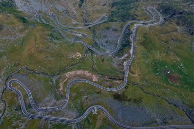 Transfagaran Yolu 'nun hava resmi