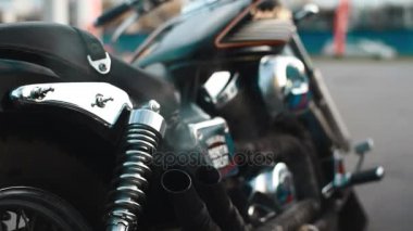 Honda shadow motosiklet boşta egzoz borusu kapatın