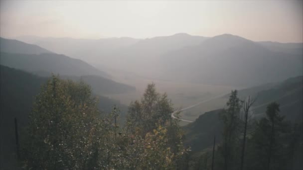 Paesaggio montano ad Altai — Video Stock