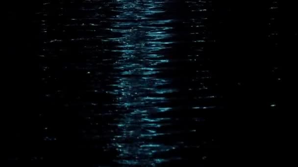 Abstract light reflex op het water — Stockvideo