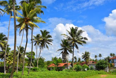 Hikkaduwa, Sri Lanka 'daki konut binaları