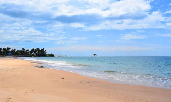 Praia Oceano Índico Sri Lanka — Fotografia de Stock