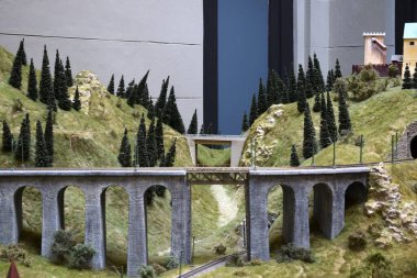 Budapeşte, Macaristan - 25 Haziran 2019: Miniversum dünyanın en büyük minyatür sergilerinden biri, Budapeşte 'deyken ziyaret edilmesi gereken ilk 10 yer. 