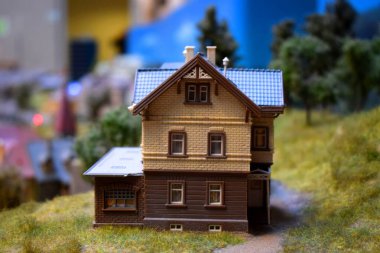 Budapeşte, Macaristan - 25 Haziran 2019: Miniversum dünyanın en büyük minyatür sergilerinden biri, Budapeşte 'deyken ziyaret edilmesi gereken ilk 10 yer. 