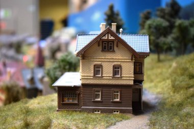 Budapeşte, Macaristan - 25 Haziran 2019: Miniversum dünyanın en büyük minyatür sergilerinden biri, Budapeşte 'deyken ziyaret edilmesi gereken ilk 10 yer. 