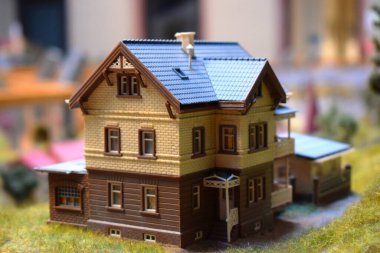 Budapeşte, Macaristan - 25 Haziran 2019: Miniversum dünyanın en büyük minyatür sergilerinden biri, Budapeşte 'deyken ziyaret edilmesi gereken ilk 10 yer. 