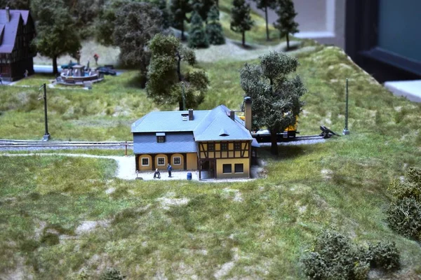 Budapeşte, Macaristan - 25 Haziran 2019: Miniversum dünyanın en büyük minyatür sergilerinden biri, Budapeşte 'deyken ziyaret edilmesi gereken ilk 10 yer. 