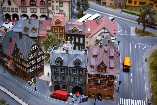 Budapeşte, Macaristan - 25 Haziran 2019: Miniversum dünyanın en büyük minyatür sergilerinden biri, Budapeşte 'deyken ziyaret edilmesi gereken ilk 10 yer. 