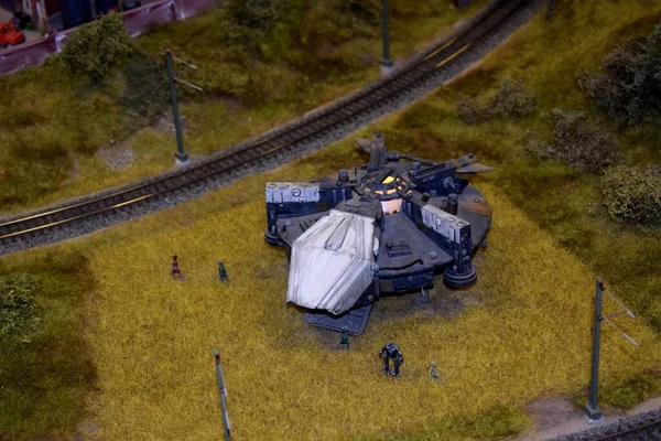 Budapeşte, Macaristan - 25 Haziran 2019: Miniversum dünyanın en büyük minyatür sergilerinden biri, Budapeşte 'deyken ziyaret edilmesi gereken ilk 10 yer. 