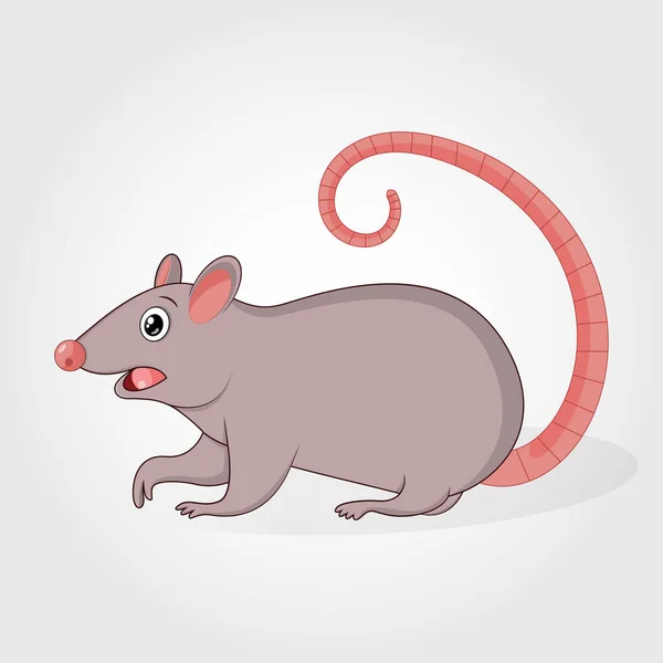 Cute Mouse Cartoon rat vector