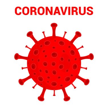 Corona virüsü covid 19 vektör illüstrasyonu