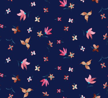 Çiçeklerle renksiz, parlak desenler çizilmiş. 