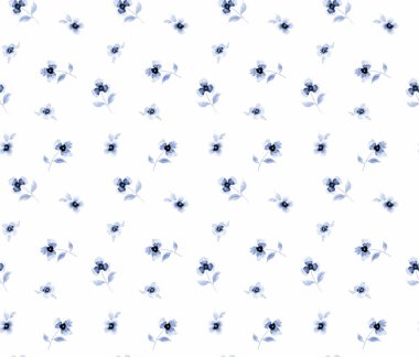 Renkli çiçeklerle kusursuz parlak desenler çizilmiş.