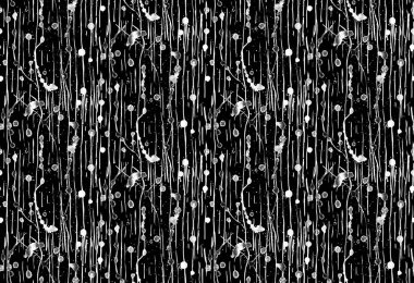 Boyalı lekeli, pürüzsüz parlak desenli el çizimi. 