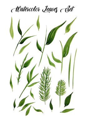 Elle çizilmiş parlak yapraklı kart 