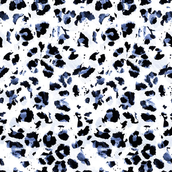 Dibujado Mano Patrón Brillante Colorido Sin Costuras Con Manchas Leopardo — Foto de Stock
