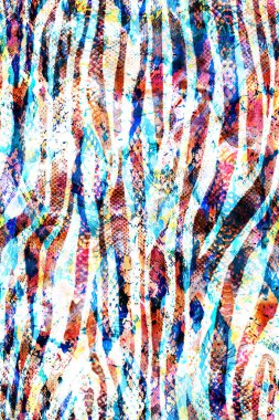 Zebra çizgili, kusursuz, parlak bir yılan deseni.