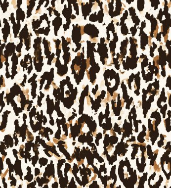 Kusursuz siyah benekli sahte leopar derisi deseni