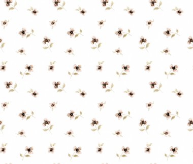 Renkli çiçeklerle kusursuz parlak desenler çizilmiş.