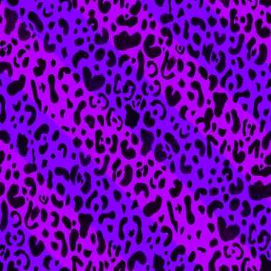 Çapraz çizgilerde leopar desenleri olan renksiz parlak desenler çizdim. 