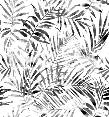 Yapraklarla renksiz, parlak desenler çizilmiş. 