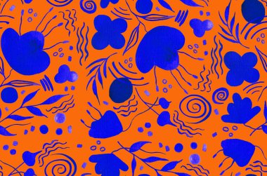 El Boyası Soyut Suluboya Pastel Renkler Çiçek Çiçeksiz Desenli Arkaplan