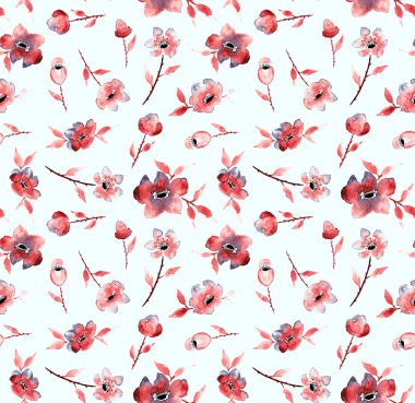 Çiçeklerle renksiz, parlak desenler çizilmiş. 