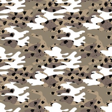 Kusursuz renksiz kamuflaj desen arka planı 