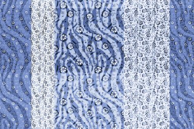 Renkli çiçeklerle el çizimi renksiz parlak döşeme deseni