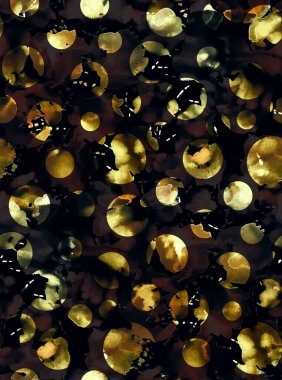 Noktalı, renksiz, parlak desenli el çizimi. 