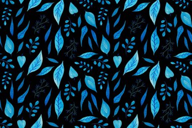 Yapraklarla renksiz, parlak desenler çizilmiş. 