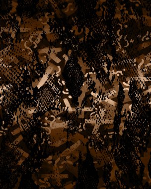 Yılan desenli soyut ve renksiz arkaplan 