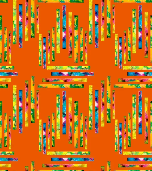 Αφηρημένο Μοτίβο Χωρίς Ραφή Πολύχρωμες Φωτεινές Λωρίδες — Φωτογραφία Αρχείου