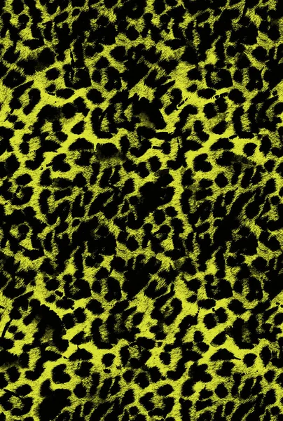 Handgetekend Naadloos Kleurrijk Helder Patroon Met Luipaardvlekken — Stockfoto