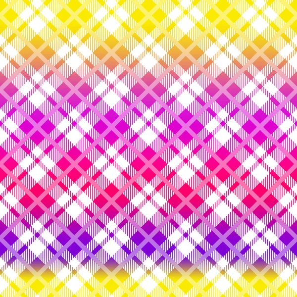 Seamless Watercolor Colorful Pattern Plaid Effect — Stock Photo, Image