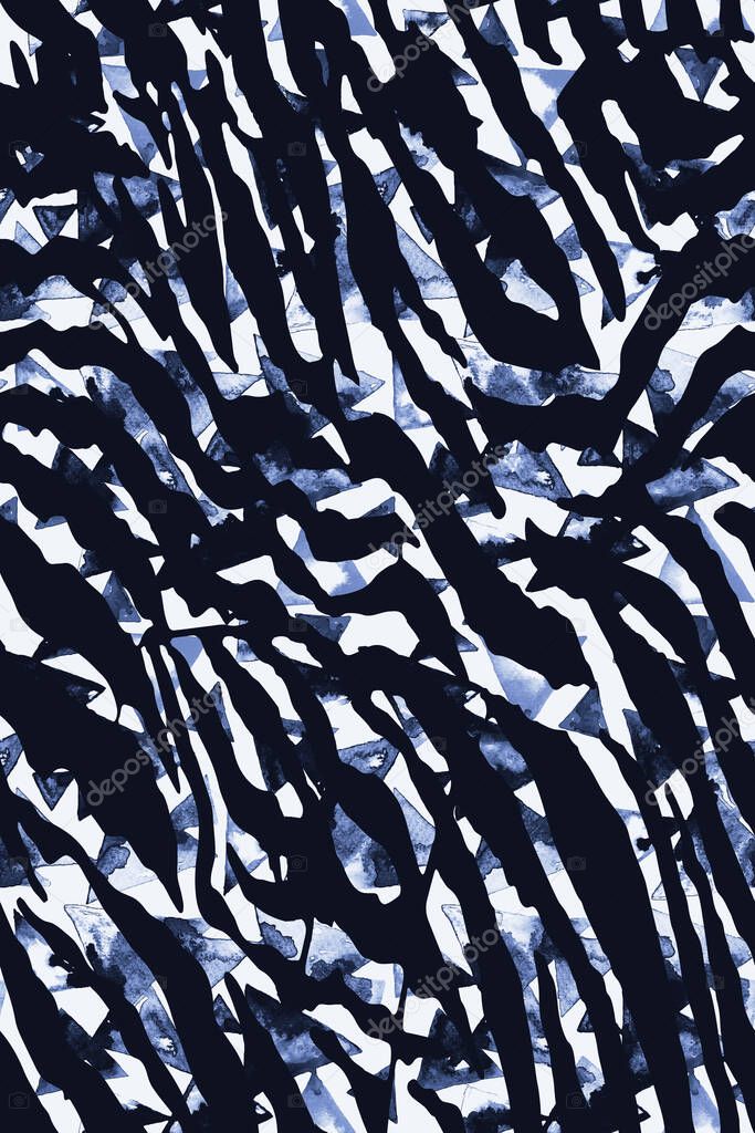 seamless colorful pattern with zebra stripes