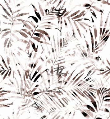 Yapraklarla renksiz, parlak desenler çizilmiş. 