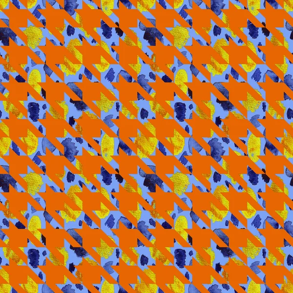 Handgetekend Naadloos Kleurrijk Helder Patroon Met Pastelvormen — Stockfoto