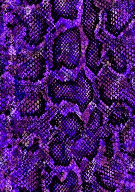 Kusursuz renkli parlak kravat boyalı yılan desenli. 