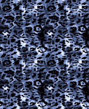 Leopar benekleri ile el çizimi renksiz kravat boyası arka plan 
