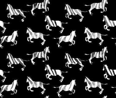Çizgili zebra şekilli kusursuz yılan deseni.