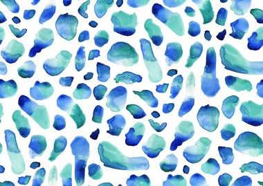 Soyut, pürüzsüz, renkli parlak lekeler.  