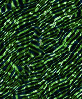 Leopar benekleri üzerinde zebra çizgileri olan kusursuz parlak desenli el çizimi. 