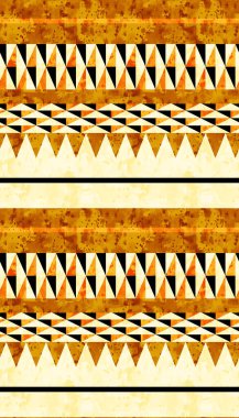 Elleri, bulanık geometrik mürekkep lekeleriyle renksiz parlak desenli. 