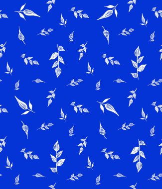 Yapraklarla renksiz, parlak desenler çizilmiş. 