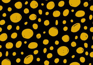 Düzensiz noktalarla renksiz, parlak desenler çizilmiş. 