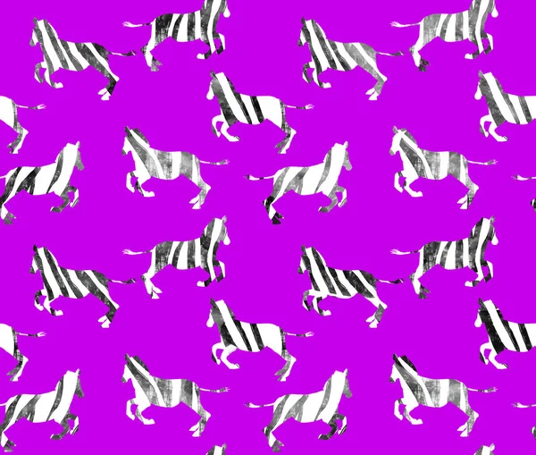 Seamless Snake Bright Pattern Striped Zebra Shapes — Stock Photo, Image