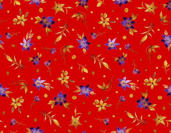 Ruční Malba Abstraktní Akvarel Květiny — Stock fotografie