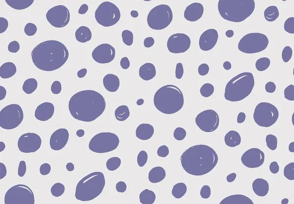 Hand Drawn Seamless Colorful Bright Pattern Irregular Dots — Stock Photo, Image